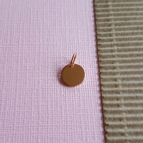 ★Round Rose Tag Charm★ - Image 2