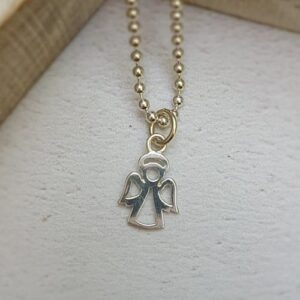 sterling silver angel charm