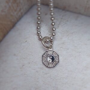 sterling silver yin yang charm