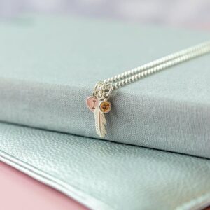 inspirational sterling silver remembrance necklace