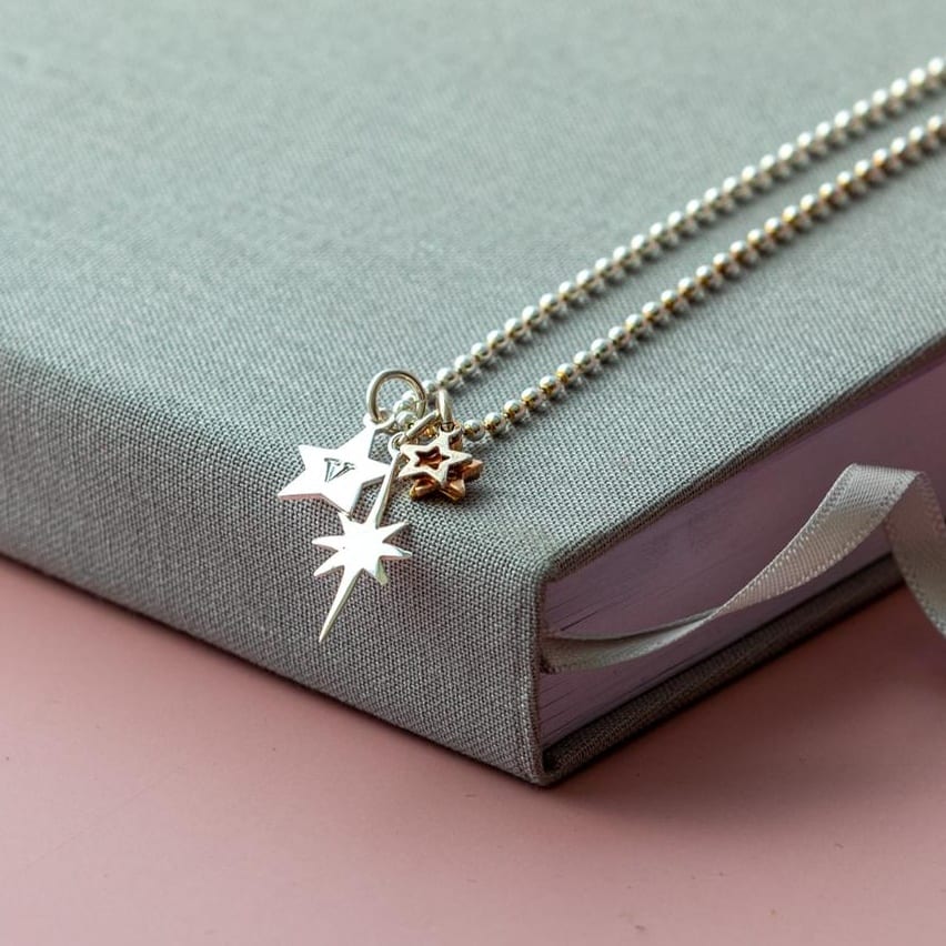 inspirational sterling silver love necklace