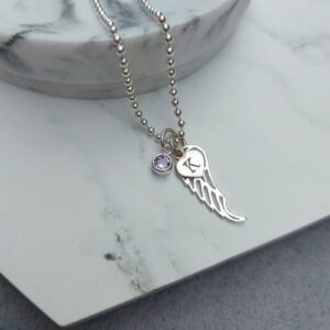 inspirational sterling silver remembrance necklace