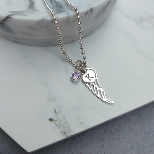 inspirational sterling silver remembrance necklace