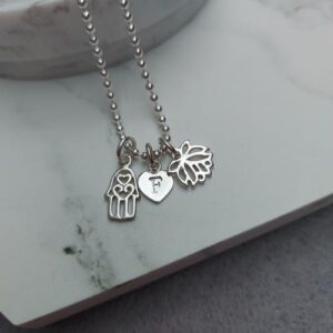 inspirational sterling silver love necklace