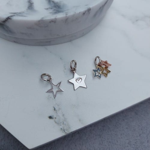 inspirational sterling silver love necklace charms