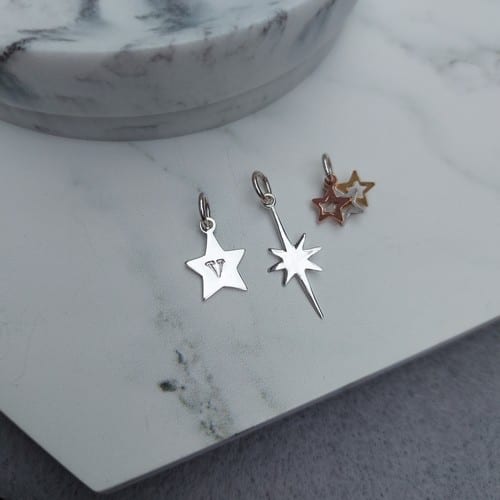inspirational sterling silver love necklace charms