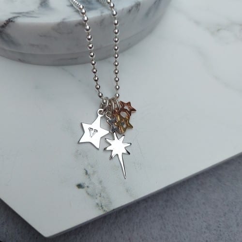 inspirational sterling silver love necklace