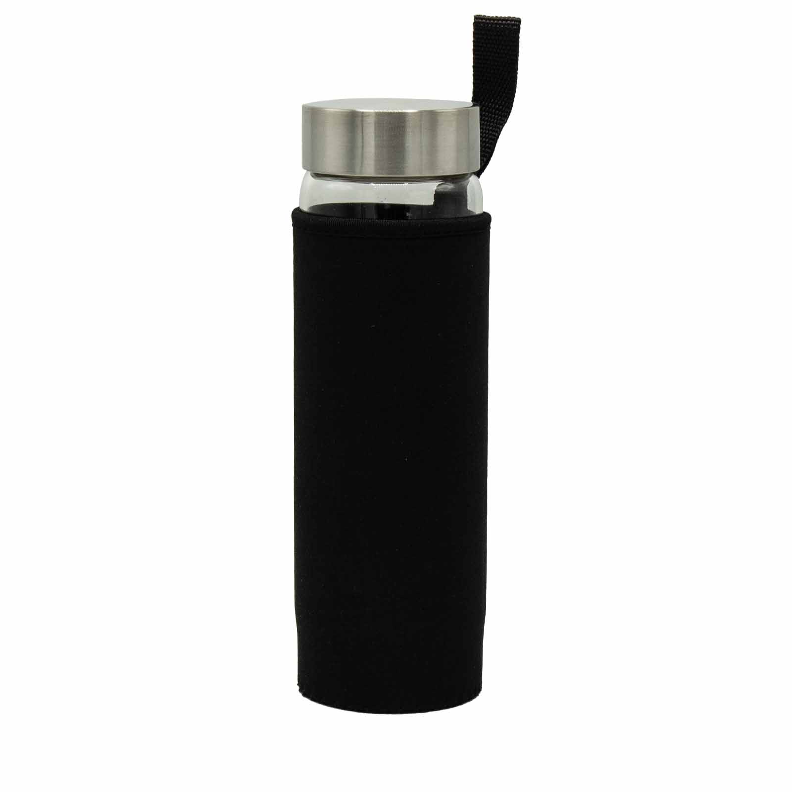 500ml gemstone crystal chip glass water bottle cover